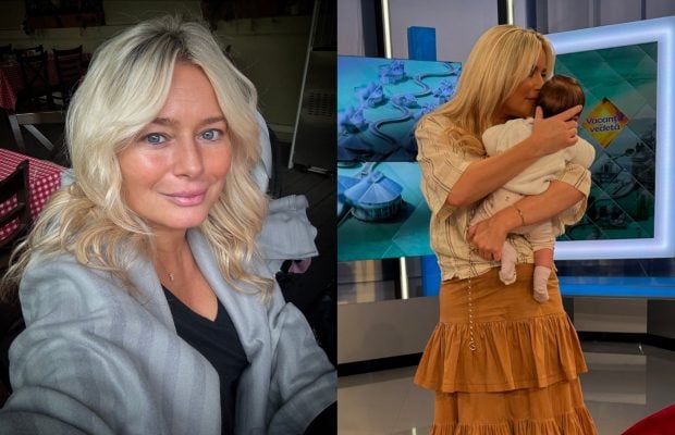 Prin ce trece Laura Cosoi la două luni după ce a devenit mamă a patra oară: „Nu mă puteam ridica din pat”. Și-a luat fiica pe platoul de filmare