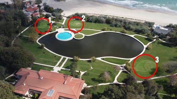 Miniteren de golf pentru Klaus Iohannis, construit la vila de protocol de la Neptun. Aici a fost reședința de vară a lui Ceaușescu | VIDEO