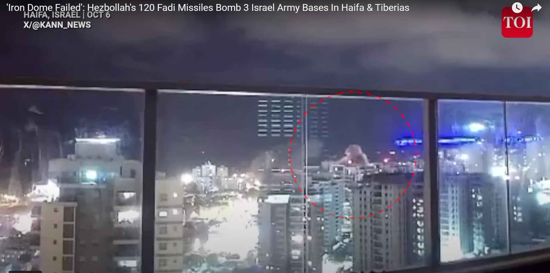 Momentul în Care Rachete Trase De Hezbollah Au Lovit Oraşele Israeliene Haifa şi Tiberias. Zece Persoane Au Fost Rănite I VIDEO