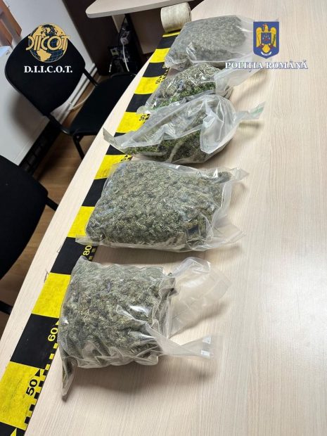 Agent de penitenciar din Maramureș, prins în flagrant când ridica un colet cu peste 2,3 kilograme de canabis