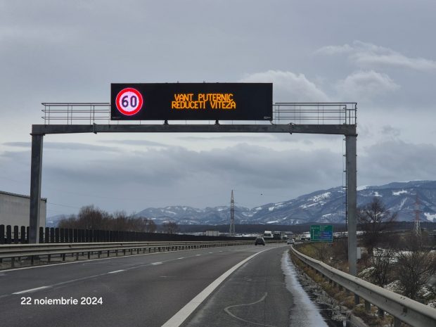 S-a redeschis traficul pe A1, între Sibiu şi Boiţa, dar viteza e limitată la 60 km/h