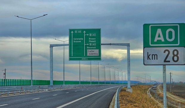 Pe câți kilometri din Autostrada A0 pot circula românii, ce tronsoane de drum au fost deschise în acest an