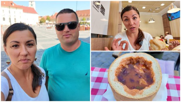 Doi americani ajunși la Sibiu, uimiți de prețurile din restaurante: „Am mâncat ciorbă și șaorma. Nu știu ce are în ea”