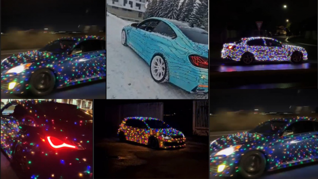 Un nou trend ia amploare pe social-media: mașina împodobită cu luminițe. Ce riscă șoferii dacă fac acest lucru 