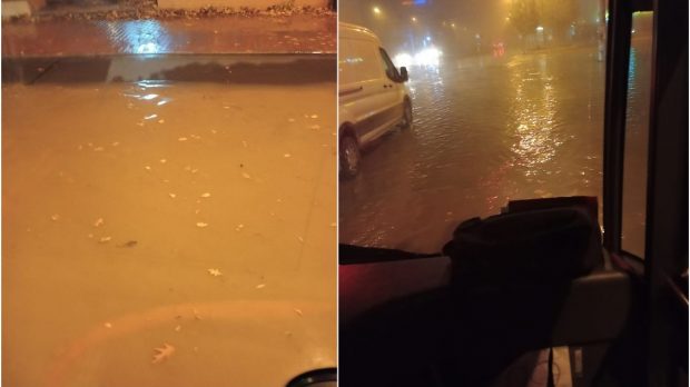 Conductă spartă în București, circulația se desfășoară cu dificultate. „Cu gondola, prin Capitală” | Video