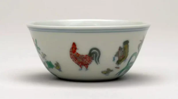 Cadou de 1,27 de miliarde de dolari primit de British Museum, inclusiv un bol de vin decorat cu găini folosit de împăratul Chenghua din dinastia Ming