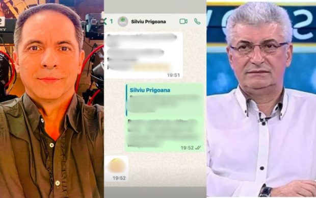 Ultimul mesaj trimis de Silviu Prigoană lui Dan Negru. Prezentatorul TV a făcut publică discuția: „Mă uitam în telefon…”