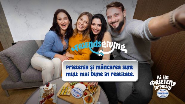 De Friendsgiving, Philadelphia aduce prietenii mai aproape – fără Wi-Fi, doar conexiuni reale!