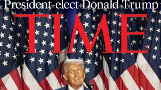 Donald Trump, pe coperta revistei TIME în ziua în care a câștigat alegerile