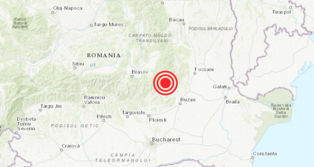 Cutremur pe 18 decembrie, în zona Vrancea. Ce magnitudine a avut seismul