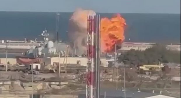 Ucraina a bombardat un port prin care Rusia primește arme din Iran, la 1.000 km de graniță