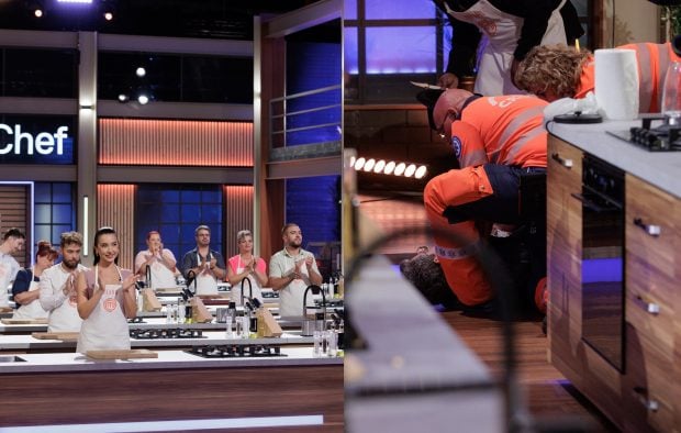 Incident neașteptat la MasterChef 2024. Un concurent leșină după ce își taie un deget: „L-am văzut cu mâna plină de sânge”