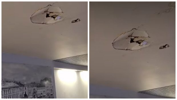 Un pasaj din Ploiești, reabilitat acum trei ani, se confruntă din nou cu infiltrații de apă la nivelul tavanului | VIDEO