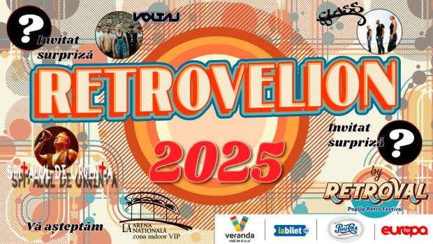 Retrovelion 2025: Cel mai așteptat Revelion al anului în București, pe ritmuri retro și atmosferă incendiară la Arena Națională