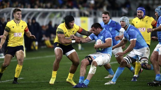 România a pierdut meciul test cu Uruguay la rugby, pe Arcul de Triumf din București