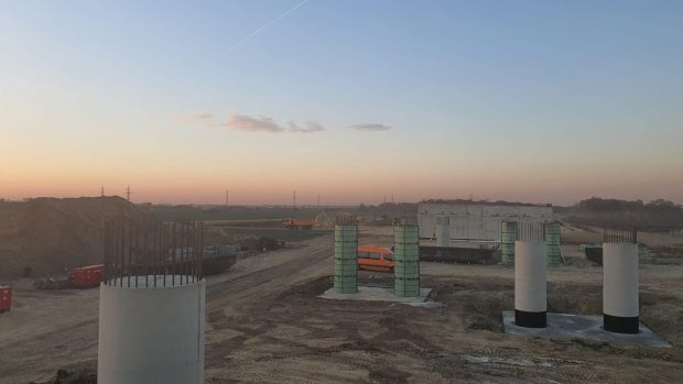 Autostrada A0 București: S-a dat startul lucrărilor la podul peste lacul Cernica. Lotul este cel mai dificil din proiect