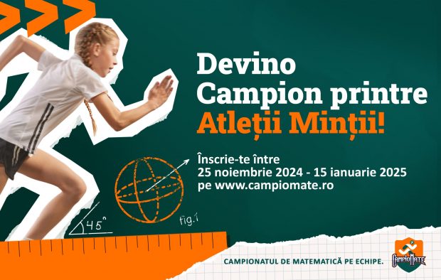 Start CampioMATE 2025: înscrierile în Campionatul de matematică pe echipe au început