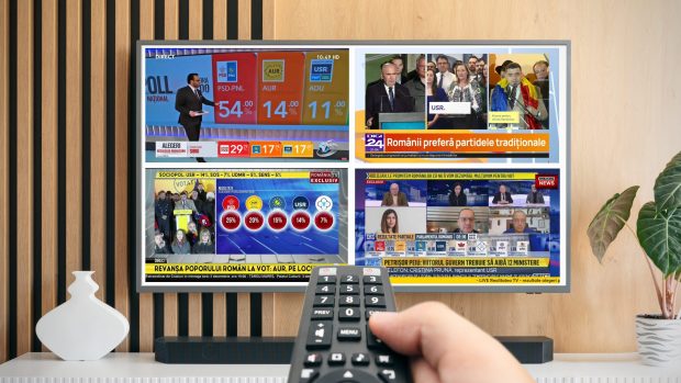 Televiziunile de știri au profitat de primul tur al alegerile prezidențiale, crescându-și ratingurile în luna noiembrie. Care a fost clasamentul audiențelor