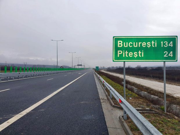 Primul tronson Curtea de Argeş – Piteşti din autostrada A1 va fi deschis cu opt luni mai devreme