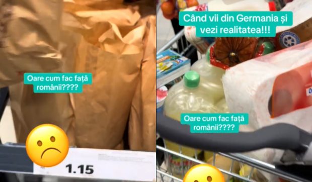 Reacția unei românce întoarse din Germania, când a văzut prețurile din România: „E prăpăd, e durere. Nu poți să supraviețuiești”