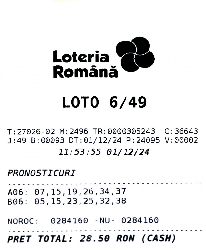 Câștigătorul Loto 6/49