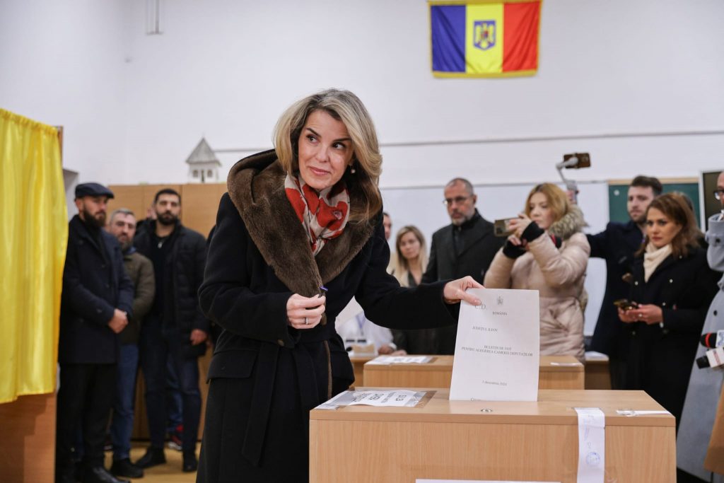 Cristela Georgescu la vot