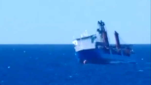 O navă rusească s-a scufundat în Marea Mediterană. Fusese folosită pentru evacuarea bazelor rusești din Siria