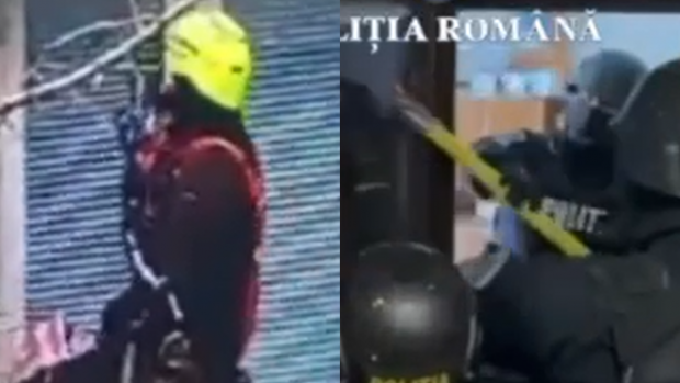 O echipă de asalt a poliției și alpiniștii ISU au intrat cu forța peste o femeie din București care s-a baricadat în casă