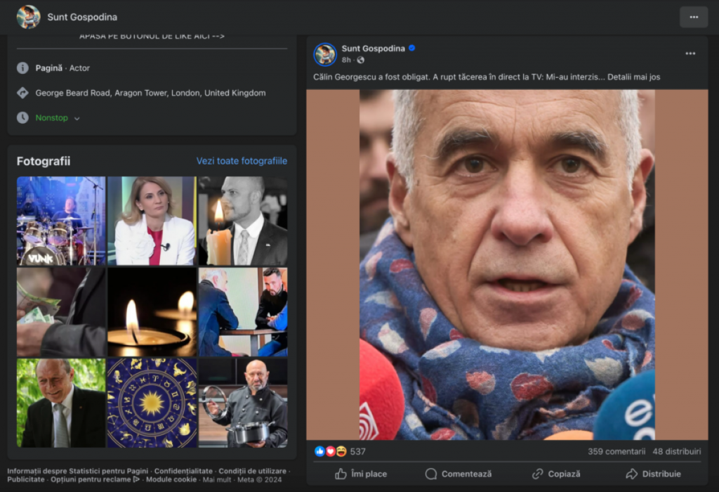O rețea de pagini false de Facebook coordonată din afara țării a început să promoveze agresiv în România nostalgii comuniste și ultranaționalismul