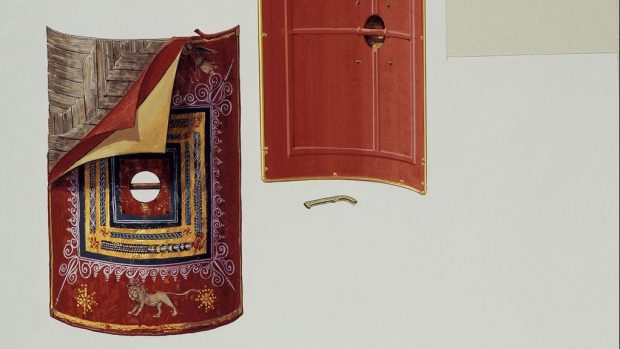 Scut roman vechi de 1.800 de ani, descoperit în Siria, oferă o fereastră unică spre trecut
