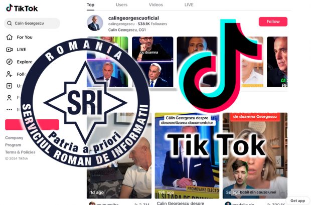 SRI demontează minciunile TikTok: oficialii rețelei chineze au păstrat filmele ilegale cu Călin Georgescu, deși au afirmat că le-au șters