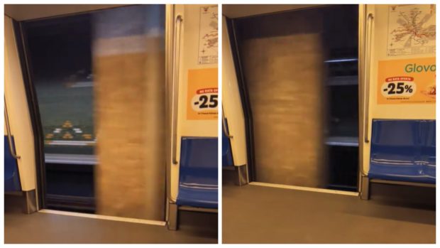 Un tren de metrou a circulat cu ușile deschise pe Magistrala 1. Incidentul a fost surprins de un utilizator TikTok | VIDEO