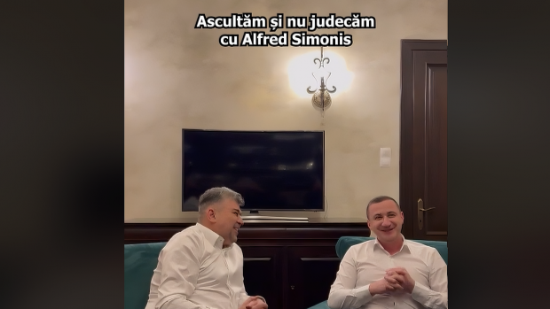 Alfred Simonis și Marcel Ciolacu confirmă că PSD i-a dat voturi lui George Simion: „Să știi că toți i–am dat!”