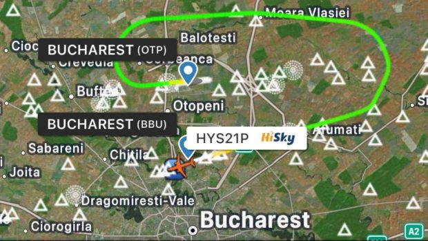 Primul zbor din acest an între aeroporturile Otopeni și Băneasa. De ce se deplasează avioanele pe această distanță