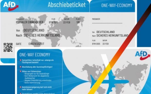 Extrema dreaptă germană distribuie pliante în care le transmite imigranților ilegali să plece din țară în ziua alegerilor. Sunt „bilete de expulzare”