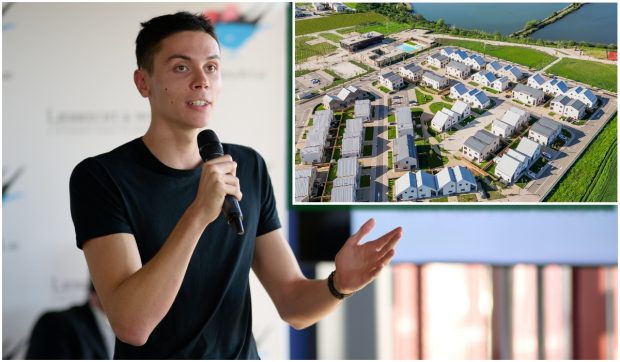 Răspunsul lui David Popovici când a fost întrebat câți bani a dat pe vila de pe malul lacului Tătaru: „Achiziție normală, cu discount”