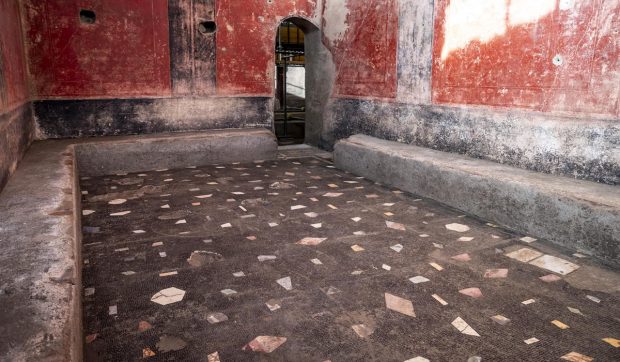 O descoperire extrem de rară în Pompei arată cum trăiau romanii foarte bogați