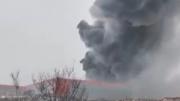 Incendiu puternic în regiunea Moscova unde își are baza escadrila 92 de elicoptere I VIDEO