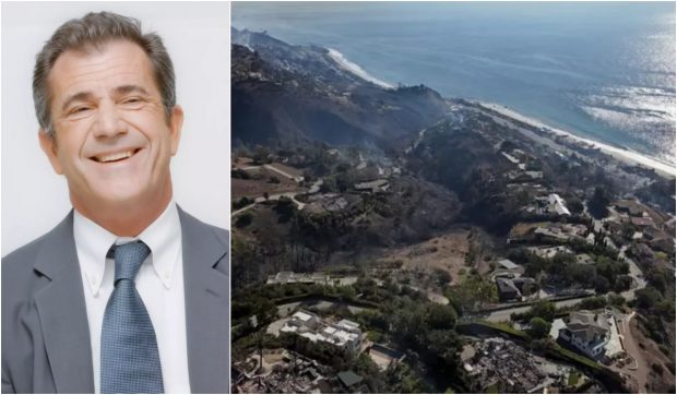 Gluma făcută de Mel Gibson când și-a văzut casa făcută scrum de incendiile din Los Angeles