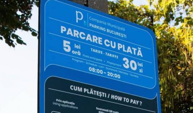 Câți bani a încasat Primăria București pentru locurile de parcare, în 2024