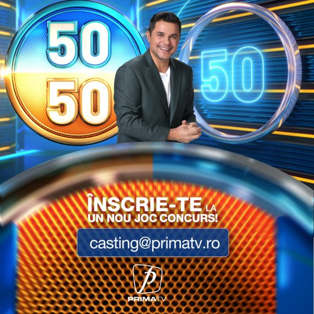 Prima TV pregătește un nou format de quiz show dinamic, 50/50