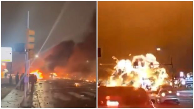 Un avion medical s-a prăbușit în Philadelphia și a incendiat mai multe case. Șase oameni, între care un copil pacient, se aflau la bord | VIDEO