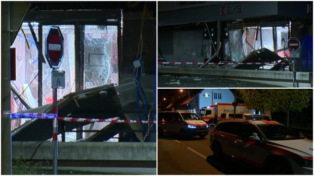 Bani vopsiți găsiți în bancomate de șapte tâlhari care au crezut că au dat lovitura, după ce le-au aruncat în aer, în Elveția