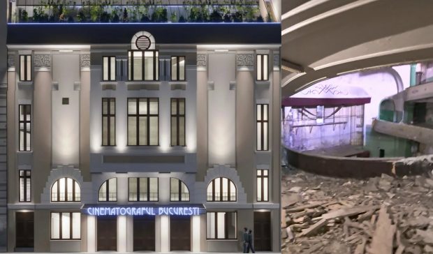 Cinematograful București se vinde pentru suma de 4,9 milioane de euro. Imagini în premieră din interior