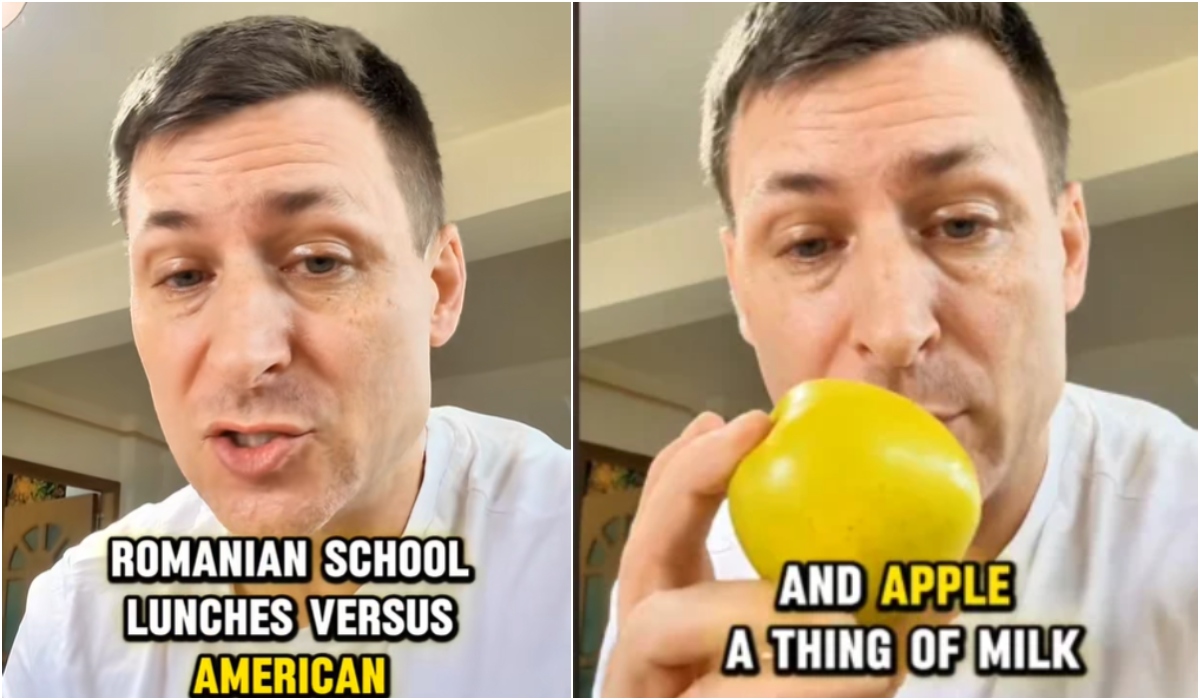 Reacția unui american, după ce a văzut mâncarea din grădinițele românești. „În SUA ar fi considerată pentru copiii săraci”