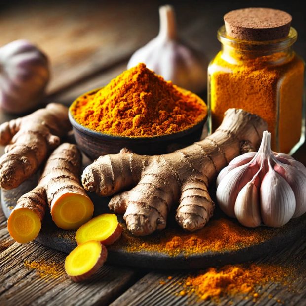 3 Ingrediente magice pentru imunitate: Turmeric, Ghimbir și Usturoi