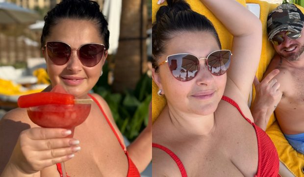 Imagini cu Gabriela Cristea în costum de baie. Cum arată vedeta, după ce a recunoscut că se luptă cu kilogramele în plus