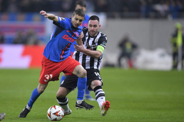 FCSB s-a calificat în „optimile” Europa League după o nouă victorie cu PAOK Salonic