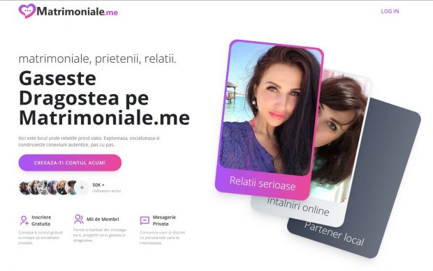 Cauți o relație serioasă? Matrimoniale.Me este site-ul de matrimoniale care te ajută să o găsești!