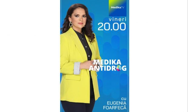 Medika Antidrog, cea mai nouă emisiune de la Medika TV, este prezentată de Eugenia Foarfecă